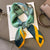 Women's Streetwear Ginkgo Leaf Satin Printing Silk Scarf