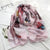 Women's Streetwear Gradient Color Satin Printing Scarves & Gloves