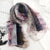 Women's Streetwear Gradient Color Satin Printing Scarves & Gloves