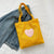 Women's Streetwear Heart Shape Canvas Shopping Bags