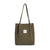 Women's Streetwear Solid Color Canvas Shopping Bags