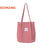 Women's Streetwear Solid Color Canvas Shopping Bags