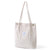 Women's Streetwear Solid Color Canvas Shopping Bags