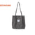 Women's Streetwear Solid Color Canvas Shopping Bags