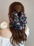 Women's Sweet Bow Knot Cloth Gauze Tassel Hair Clip Hair Claws