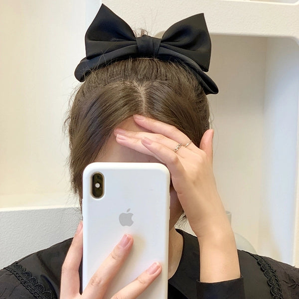 Women's Sweet Bow Knot Cloth Hair Clip