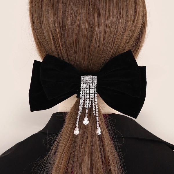 Women's Sweet Bow Knot Cloth Hair Clip