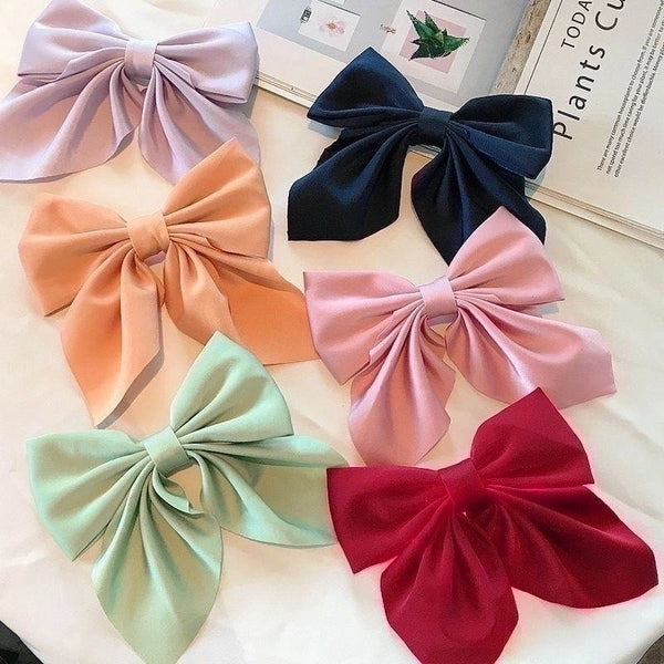 Women's Sweet Bow Knot Cloth Hair Clip