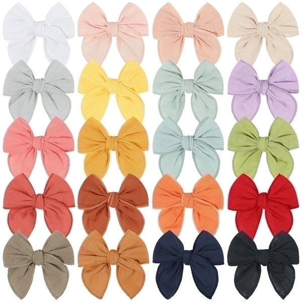 Women's Sweet Bow Knot Cloth Hair Clip