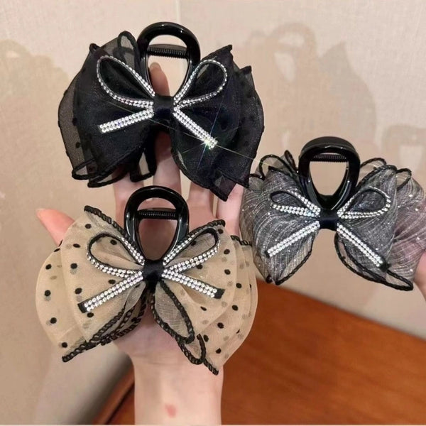 Women's Sweet Bow Knot Plastic Hair Claws