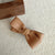 Women's Sweet Bow Knot Pu Leather Hair Clip