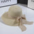 Women's Sweet Bow Knot Wide Eaves Straw Hat