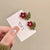 Women's Sweet Cherry Flower Alloy Hair Clip