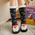 Women's Sweet Christmas Hat Santa Claus Snowman Acetate Fibre Polyester Cotton Ankle Socks