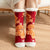 Women's Sweet Christmas Hat Santa Claus Snowman Acetate Fibre Polyester Cotton Ankle Socks