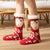 Women's Sweet Christmas Hat Santa Claus Snowman Acetate Fibre Polyester Cotton Ankle Socks