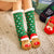 Women's Sweet Christmas Hat Santa Claus Snowman Acetate Fibre Polyester Cotton Ankle Socks