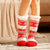 Women's Sweet Christmas Hat Santa Claus Snowman Acetate Fibre Polyester Cotton Ankle Socks