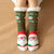 Women's Sweet Christmas Hat Santa Claus Snowman Acetate Fibre Polyester Cotton Ankle Socks