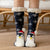 Women's Sweet Christmas Hat Santa Claus Snowman Acetate Fibre Polyester Cotton Ankle Socks