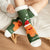 Women's Sweet Christmas Hat Santa Claus Snowman Acetate Fibre Polyester Cotton Ankle Socks