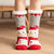 Women's Sweet Christmas Hat Santa Claus Snowman Acetate Fibre Polyester Cotton Ankle Socks