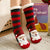 Women's Sweet Christmas Hat Santa Claus Snowman Acetate Fibre Polyester Cotton Ankle Socks