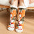 Women's Sweet Christmas Hat Santa Claus Snowman Acetate Fibre Polyester Cotton Ankle Socks