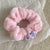 Women's Sweet Color Block Cloth Rib-Knit Hair Tie