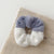 Women's Sweet Color Block Cloth Rib-Knit Hair Tie