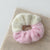 Women's Sweet Color Block Cloth Rib-Knit Hair Tie