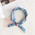 Women's Sweet Color Block Polyester Printing Silk Scarf