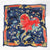 Women's Sweet Color Block Satin Printing Silk Scarves