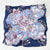 Women's Sweet Color Block Satin Printing Silk Scarves