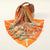 Women's Sweet Color Block Star Butterfly Satin Printing Silk Scarves