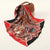 Women's Sweet Color Block Star Butterfly Satin Printing Silk Scarves