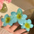 Women's Sweet Flower Arylic Hair Claws