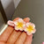 Women's Sweet Flower Arylic Hair Clip