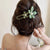 Women's Sweet Flower Arylic Plating Hair Clip