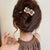 Women's Sweet Flower Arylic Plating Hair Clip