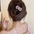 Women's Sweet Flower Arylic Plating Hair Clip