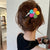 Women's Sweet Flower Arylic Plating Hair Clip