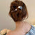 Women's Sweet Flower Arylic Plating Hair Clip