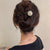 Women's Sweet Flower Arylic Plating Hair Clip