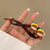 Women's Sweet Flower Arylic Plating Hair Clip