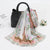 Women's Sweet Flower Chiffon Printing Scarves & Gloves