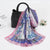 Women's Sweet Flower Chiffon Printing Scarves & Gloves