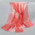 Women's Sweet Flower Chiffon Printing Silk Scarf