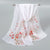 Women's Sweet Flower Chiffon Printing Silk Scarf