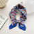 Women's Sweet Flower Cotton And Linen Printing Cotton Linen Scarves